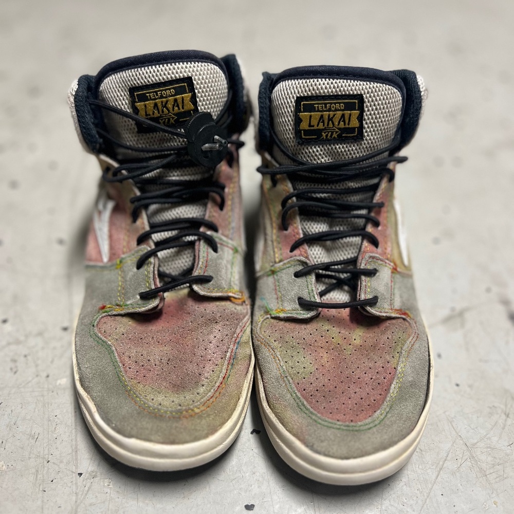 sz 5 LAKAI TELFORD KIDS - MULTI SUEDE